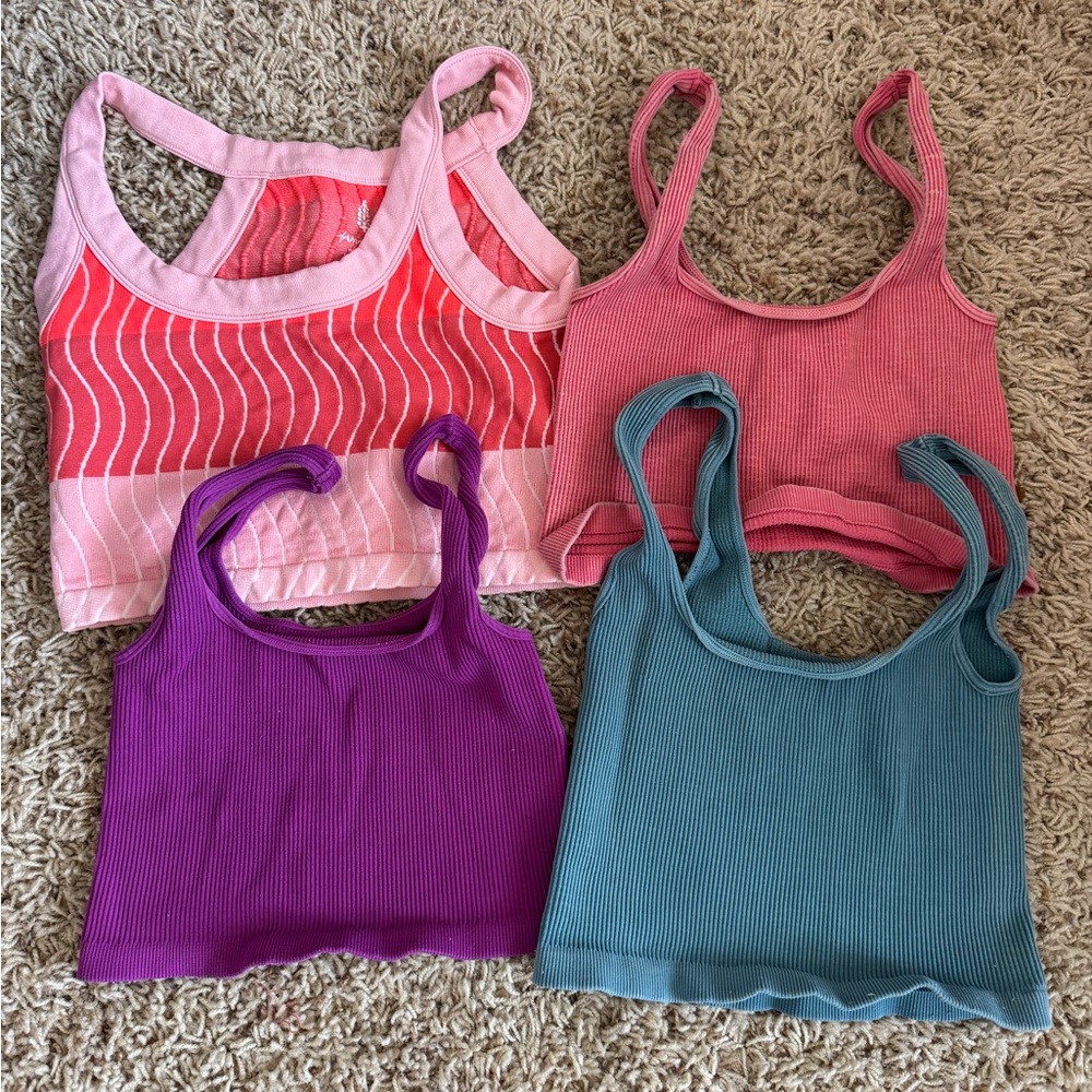 Free people movement tank top set